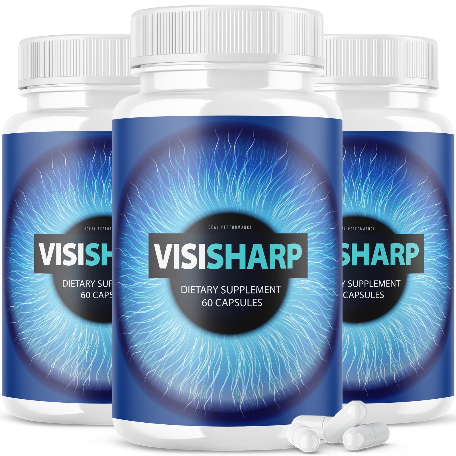 Visisharp General Wellness Supplement – 180 Capsules (3 Pack)