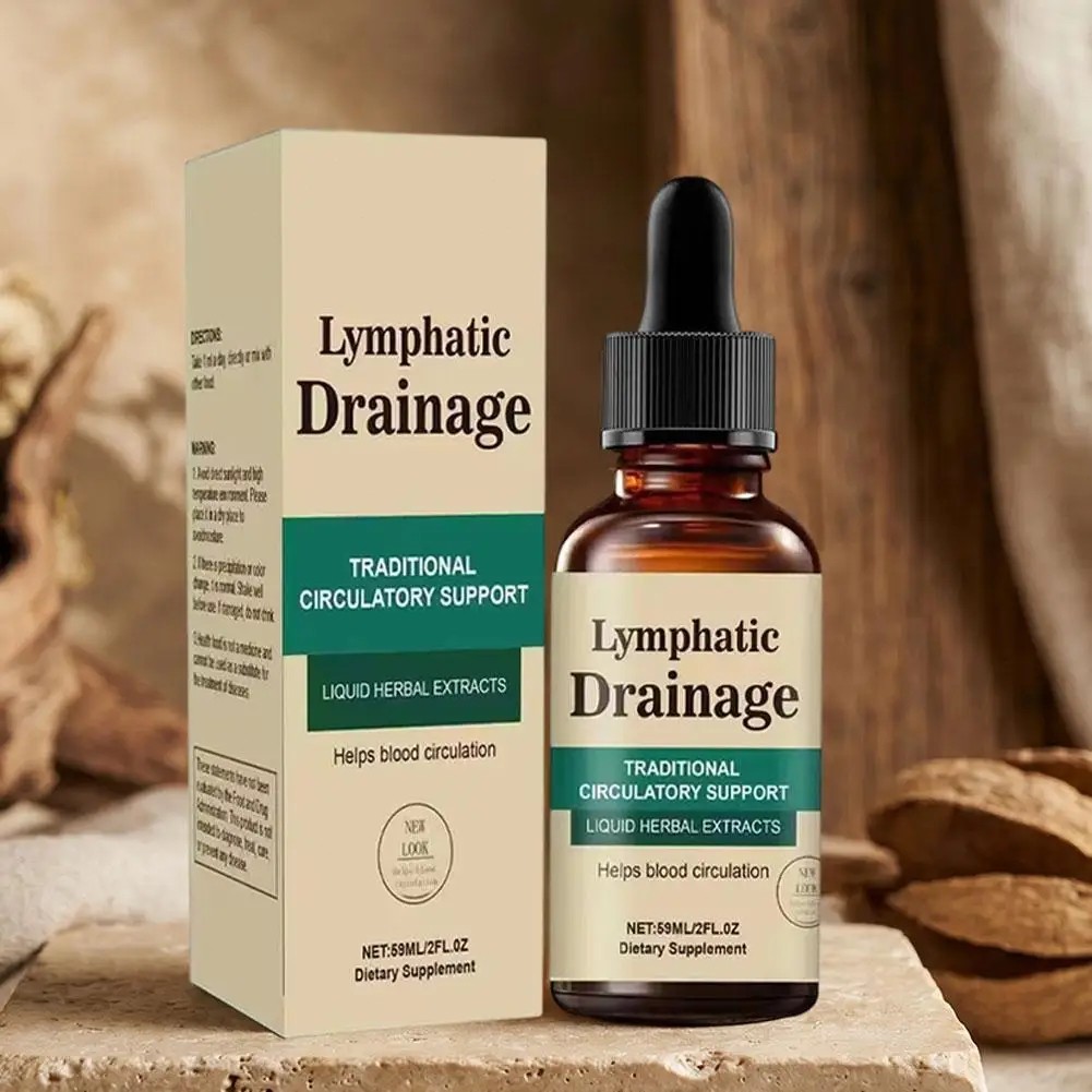Lymphatic Drainage Drops,Lymphoria,for Detox Bloat Relief & Immune Support 59ml
