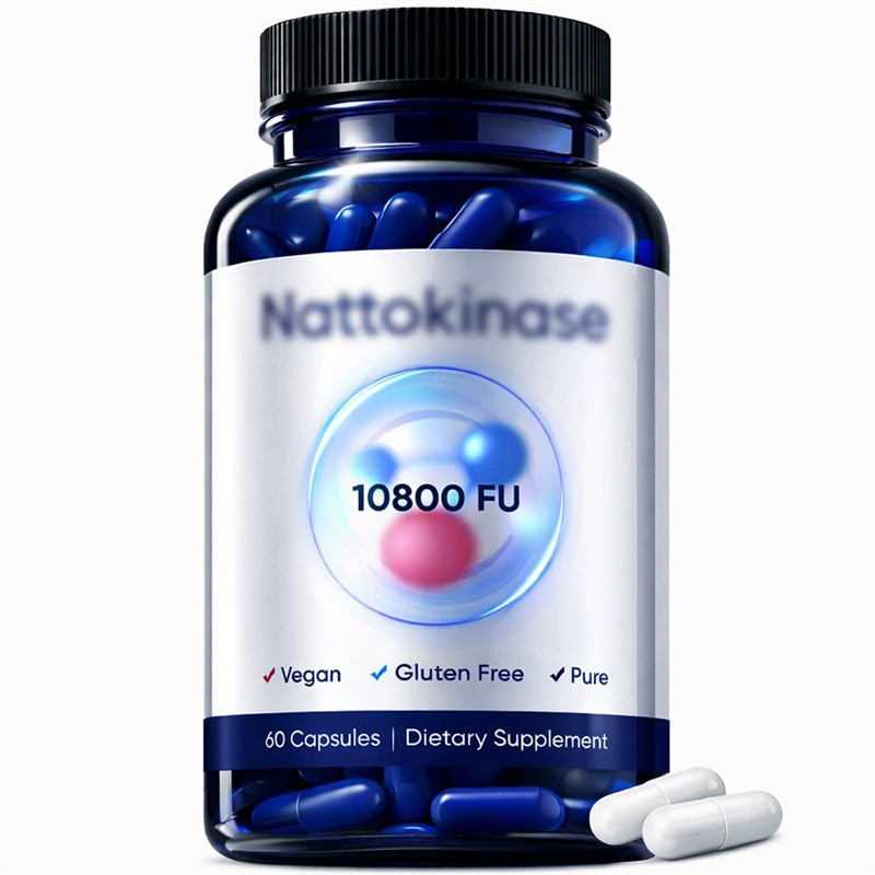 Quality Nattokinase Supplement – 10800 FU 60 Capsules Per Serving Heart Circulat