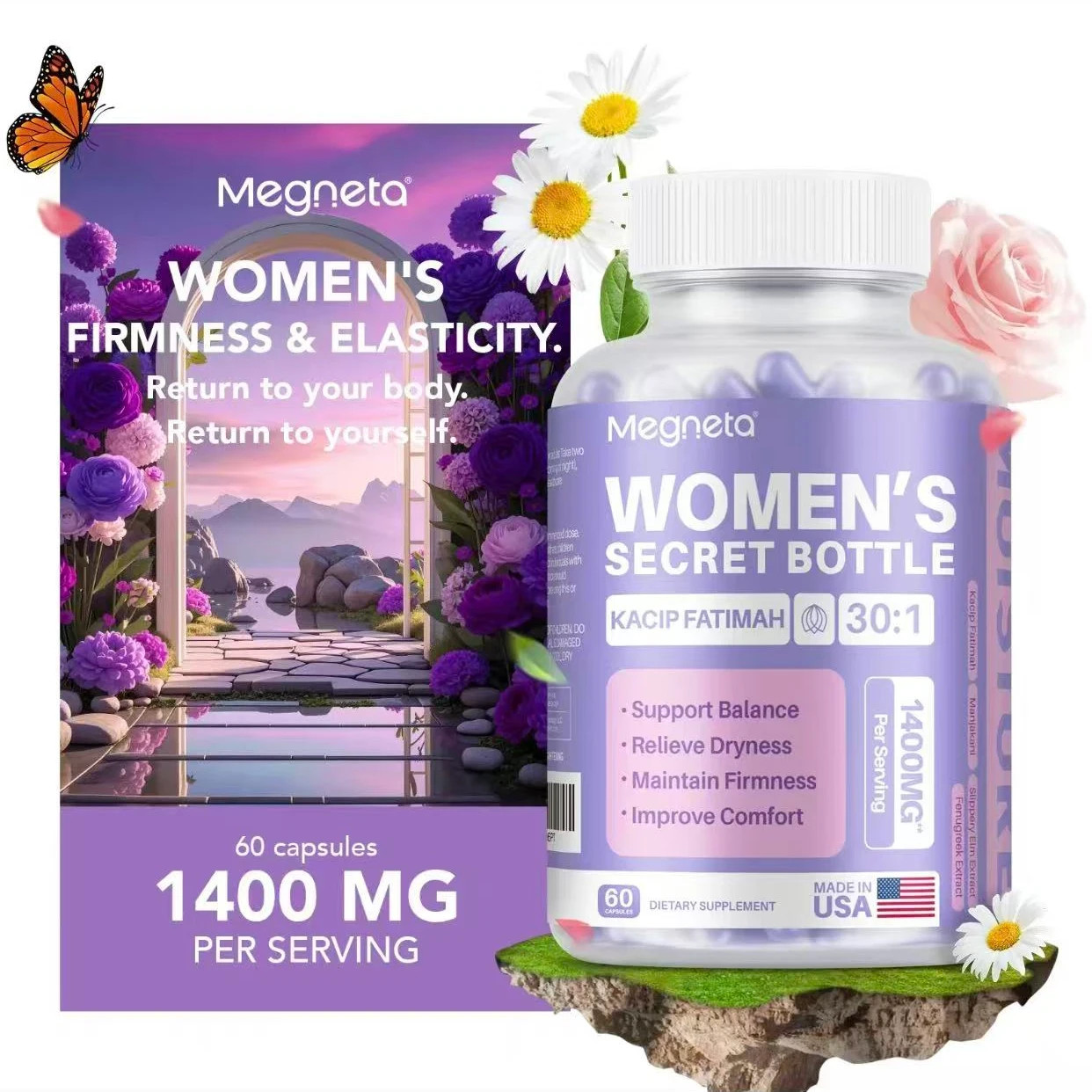 Secret Women’s Bottle-Vaginal Probiotics – Women pH Balance Health Supplement