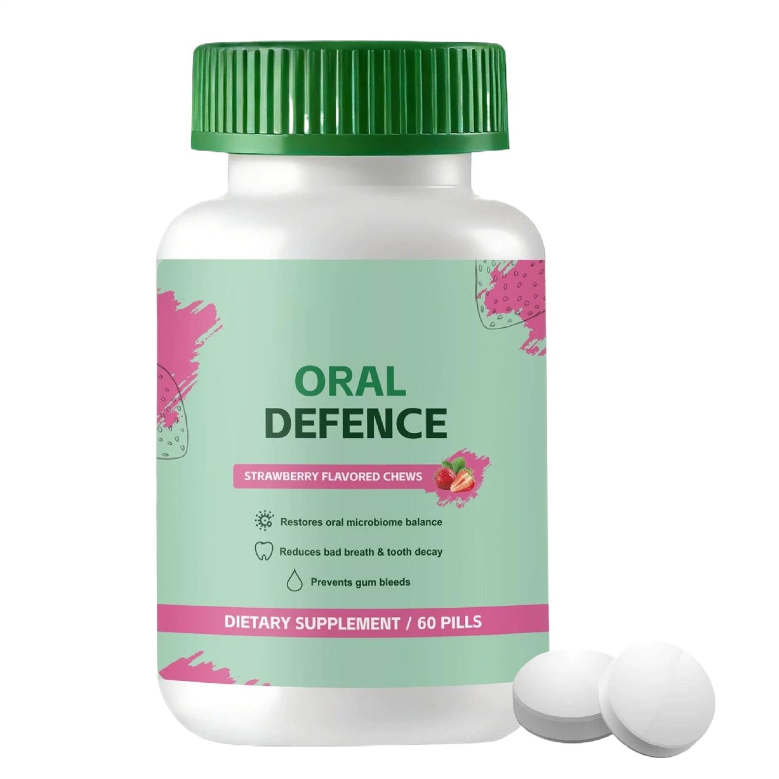 Oracare Oral Defence Oral – Probiotics Supplement targeted for Fresh Breath, Tee