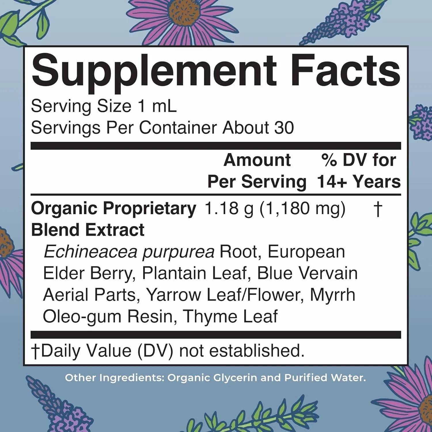 MaryRuth’s Organic Lymphatic Support – Echinacea & Elderberry Drops – Vegan – 30