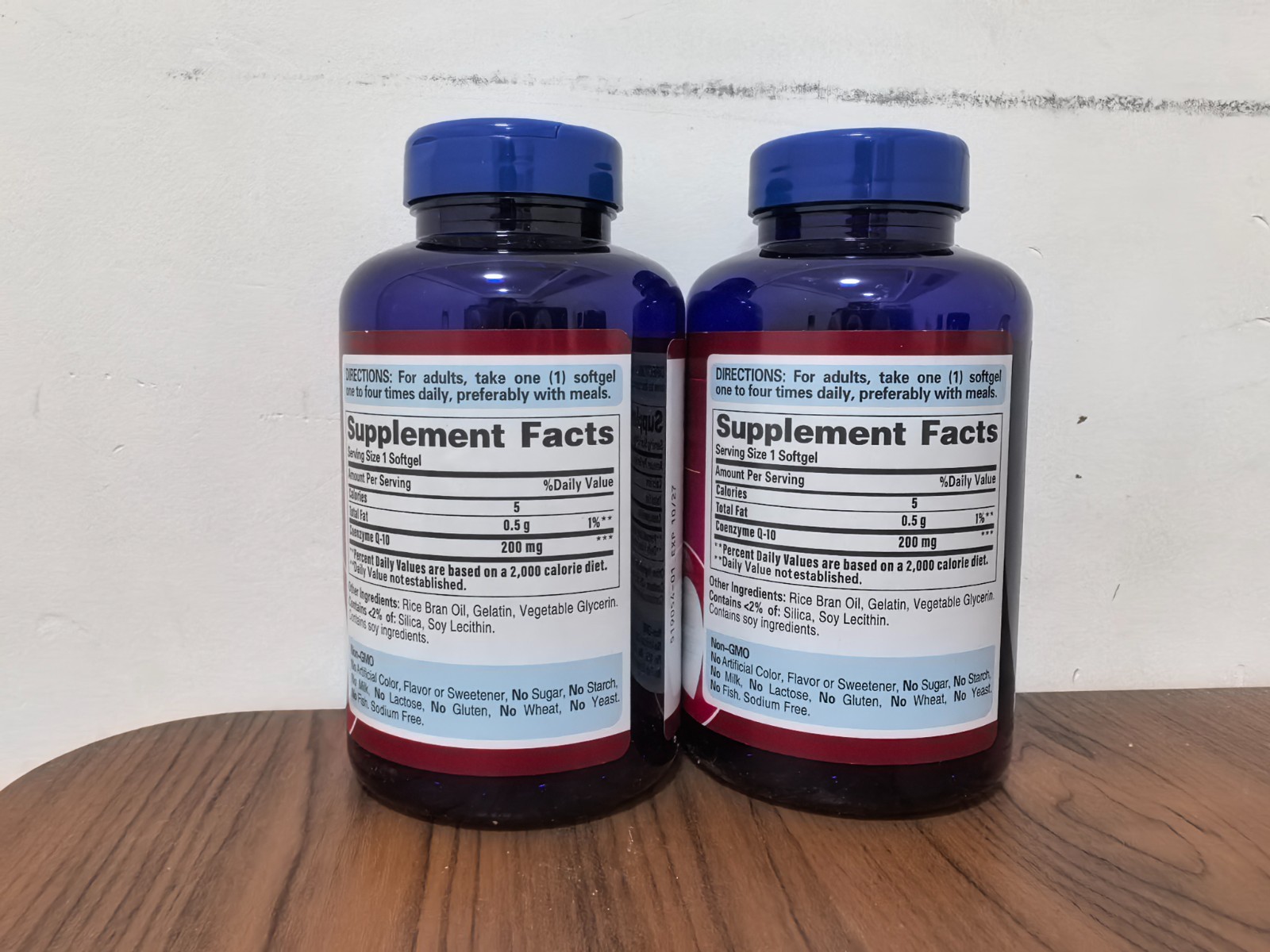 Puritan’s Pride Coenzyme CoQ10, Dietary Supplement 200mg – 240 Softgels (2 Pack)