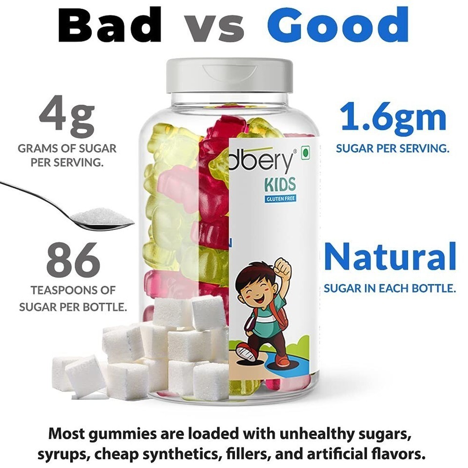 Meadbery Multivitamin And Mineral Bears Jelly Glutenfree Formula – 30 Gummys