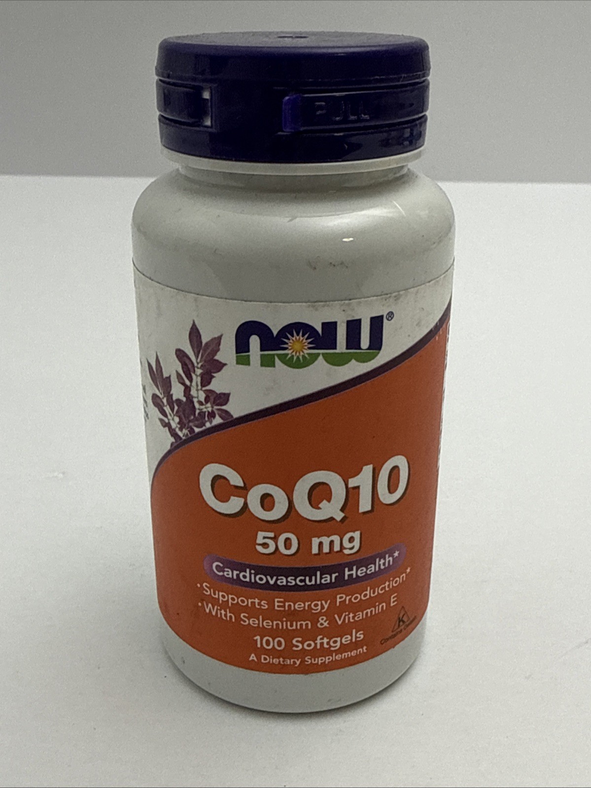 Now Foods CoQ10 With Selenium and Vitamin E 50 mg 100 Softgels BB 01/2030