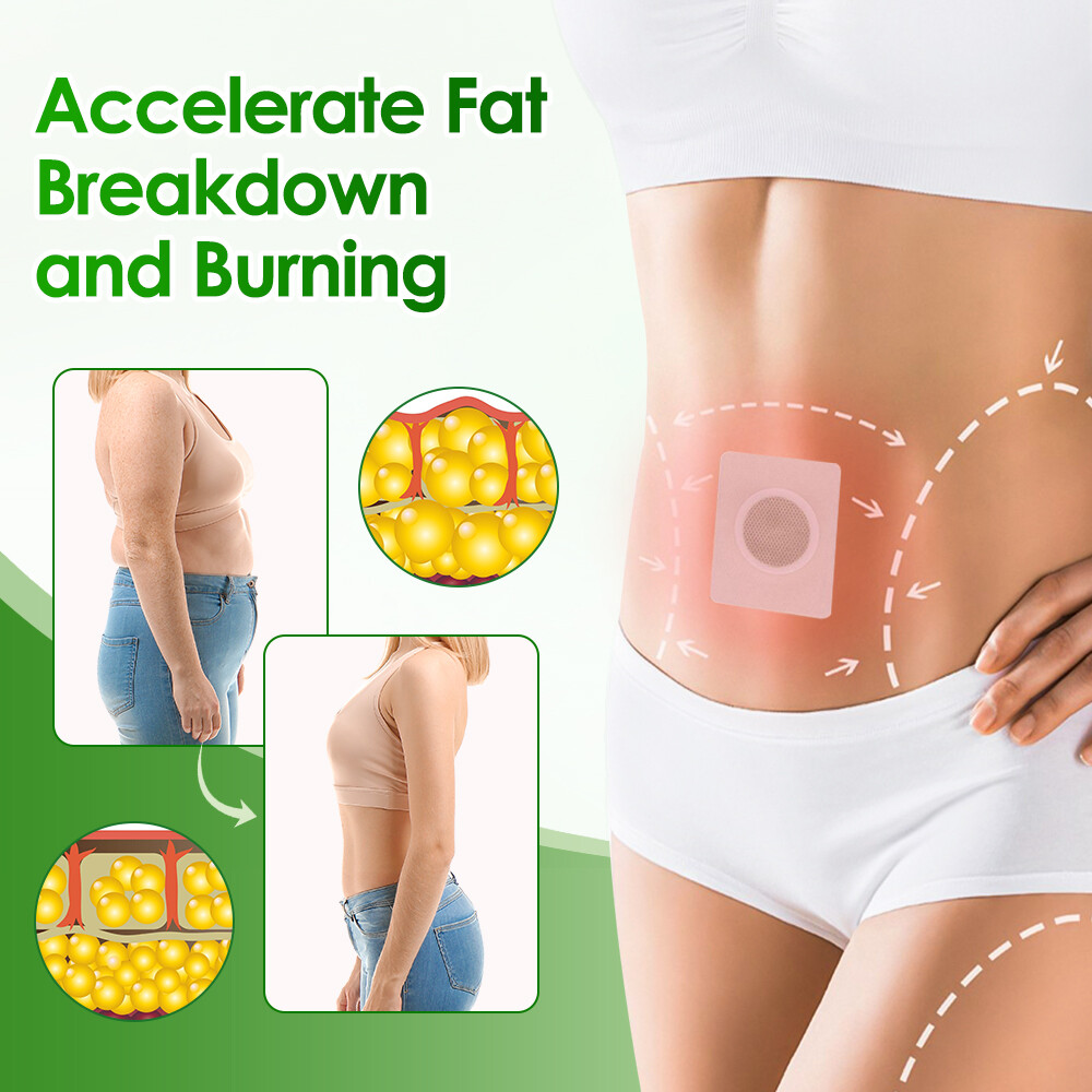 60PCS Slim Patch Weight Loss Slimming Diets Pads Detox Burn Fat Adhesive