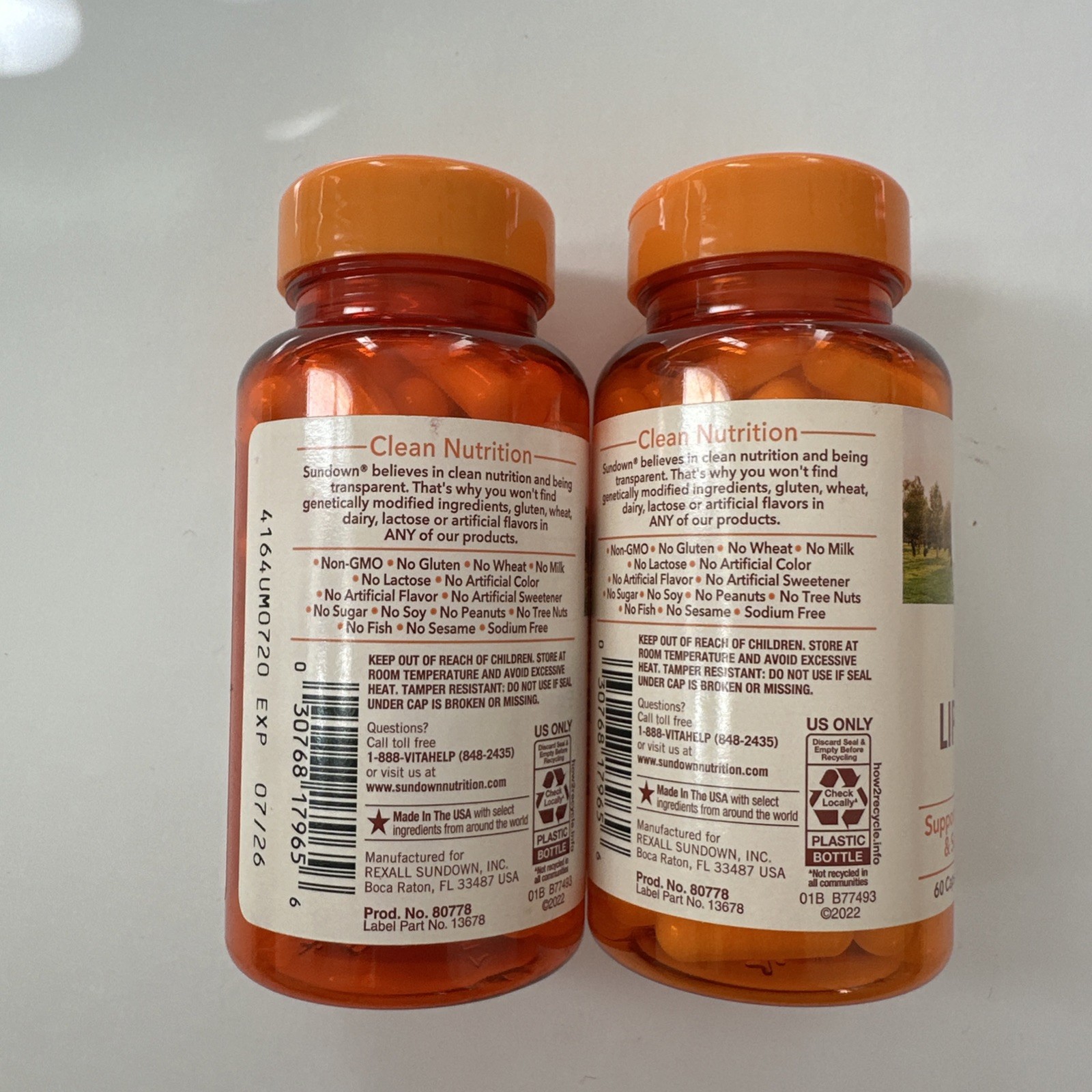 (2) Sundown Alpha Lipoic Acid 600MG, 60 Caps, Exp. 07/2026