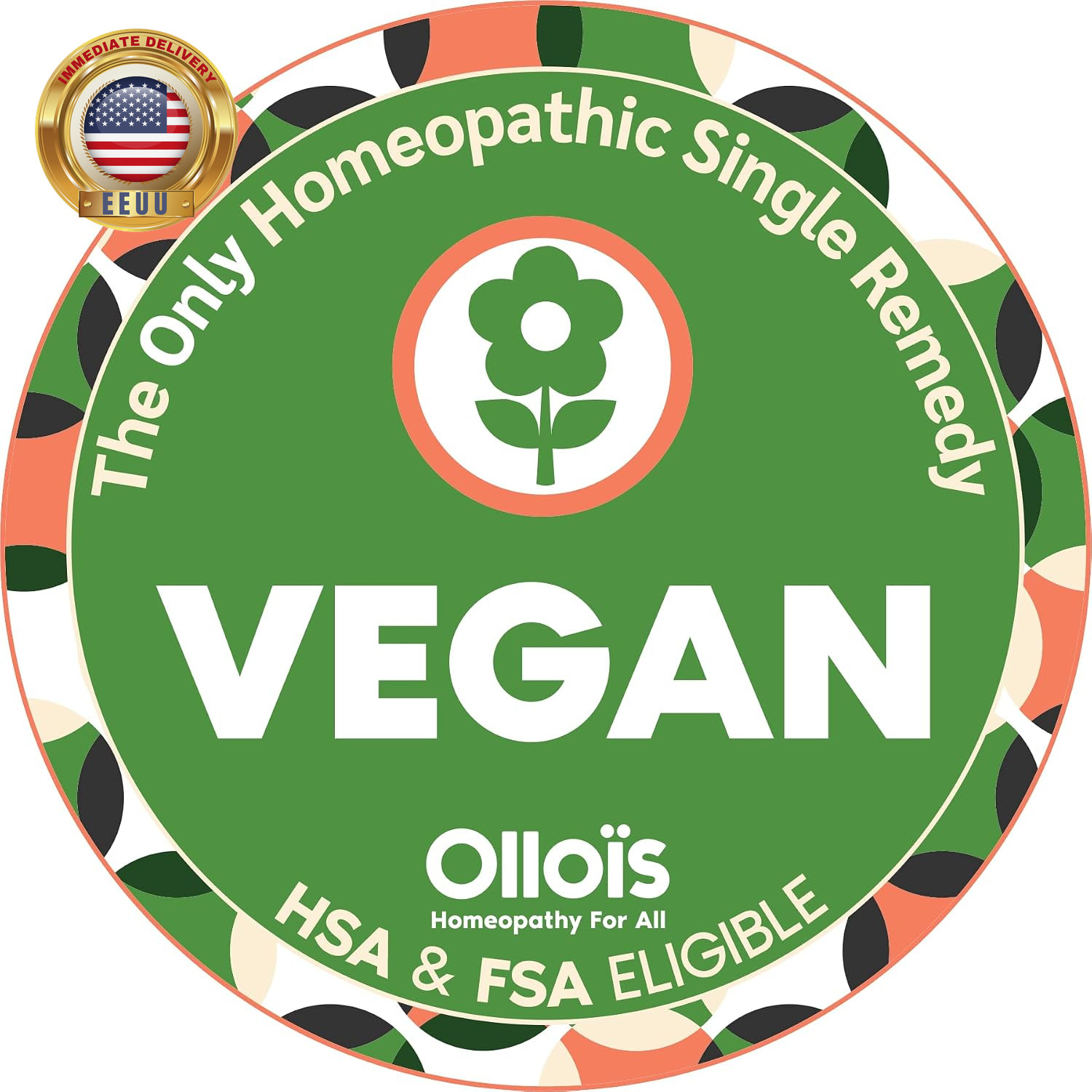 OLLOIS Arnica Montana 6C, Organic, Lactose-Free Homeopathic Medicine, 80 Pellets
