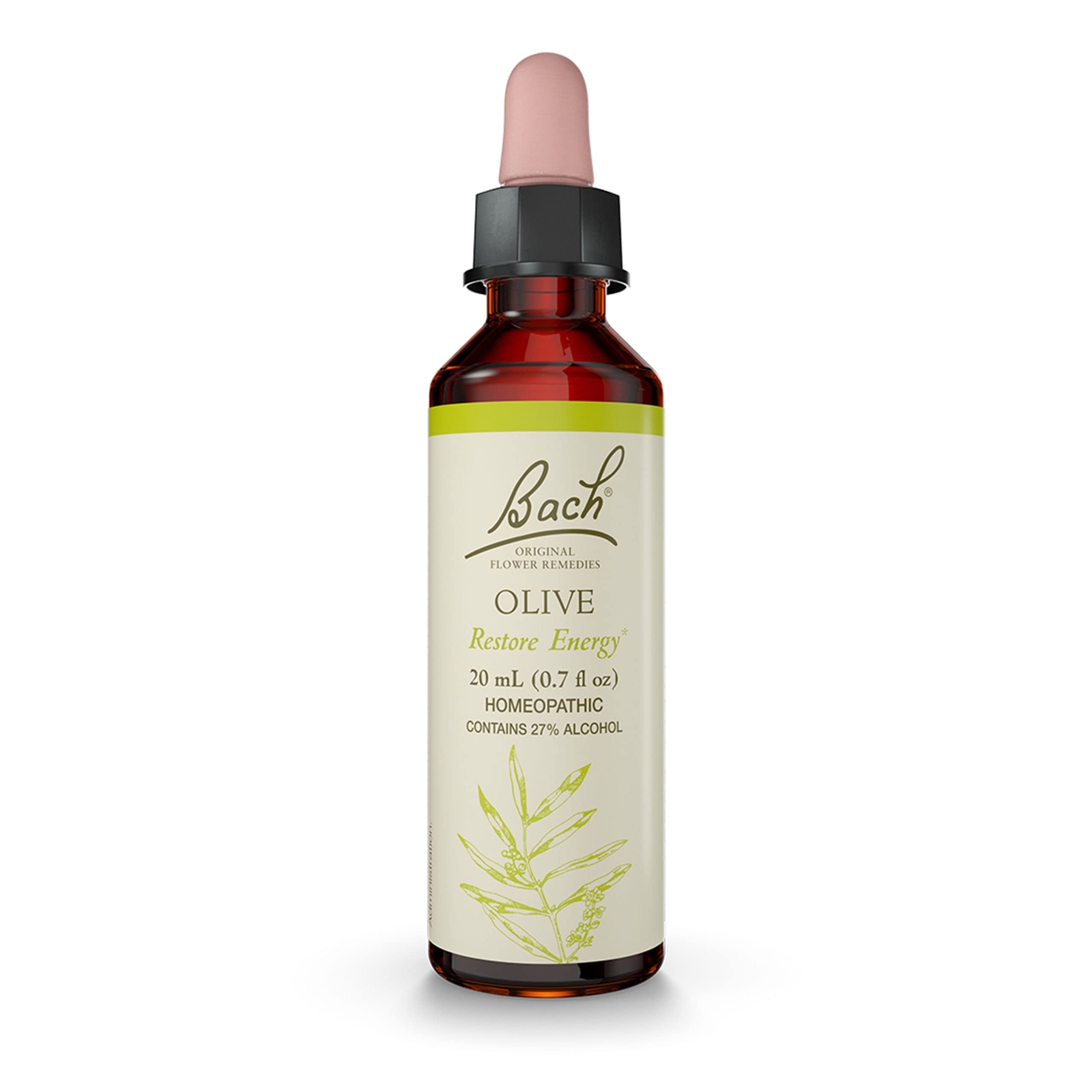 Bach Flower Essences Olive 0.7 Fl Oz Restores Energy and Vitality