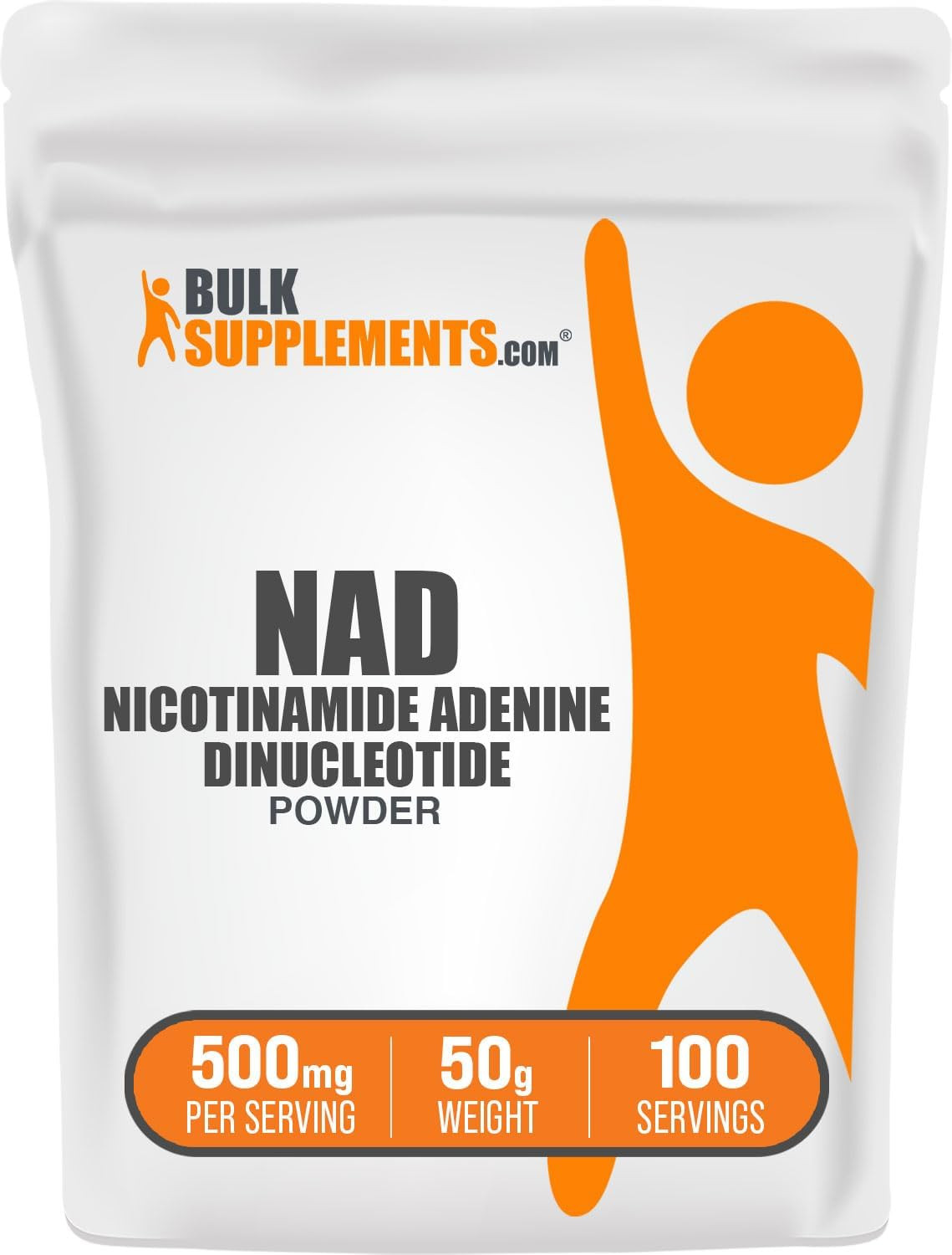 .Com NAD Powder – Nicotinamide Adenine Dinucleotide, NAD Supplement 500Mg – for