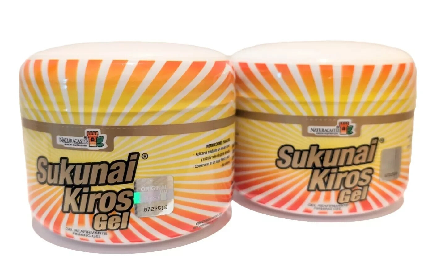 SUKUNAI KIROS GEL ORIGINAL Naturacastle Mexico 2 Pack Firming Gel IM