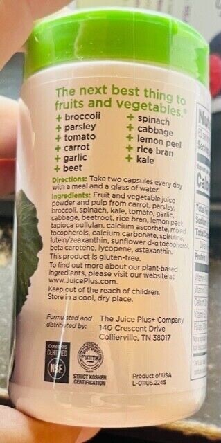 Juice Plus+ ESSENTIALS : OMEGA, FRUIT, VEGETABLE & BERRY (480 Caps) 01/2027!