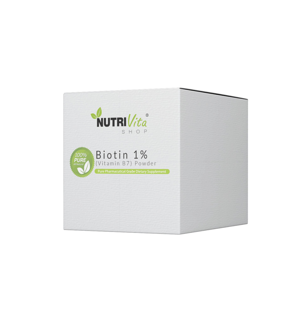 2.2 lb (1000g) NEW 100% PURE BIOTIN 1% (VITAMIN B7) POWDER USP