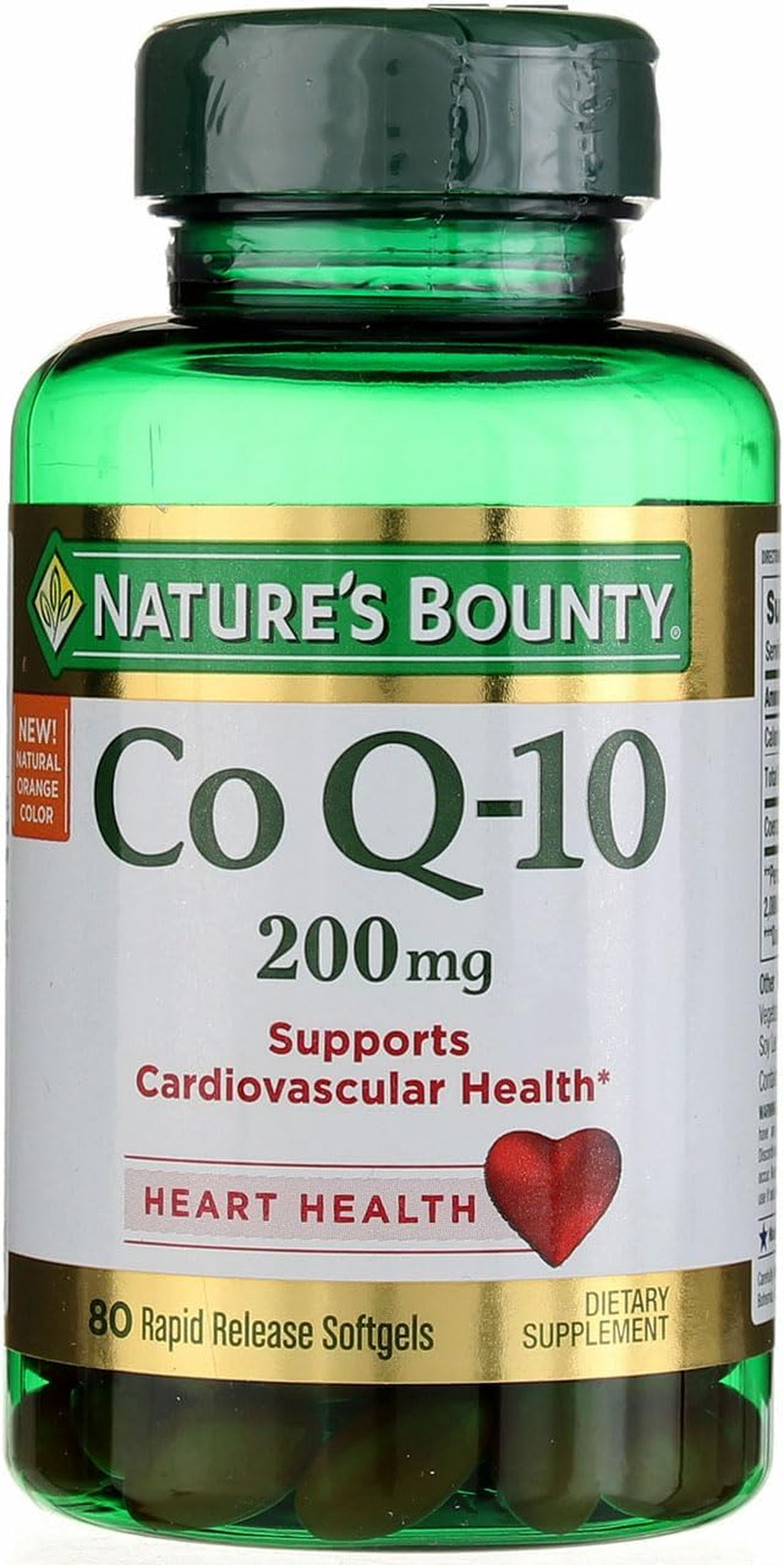 Nature’S Bounty Coq10 200 Mg Q-Sorb Softgels, 80 Ct