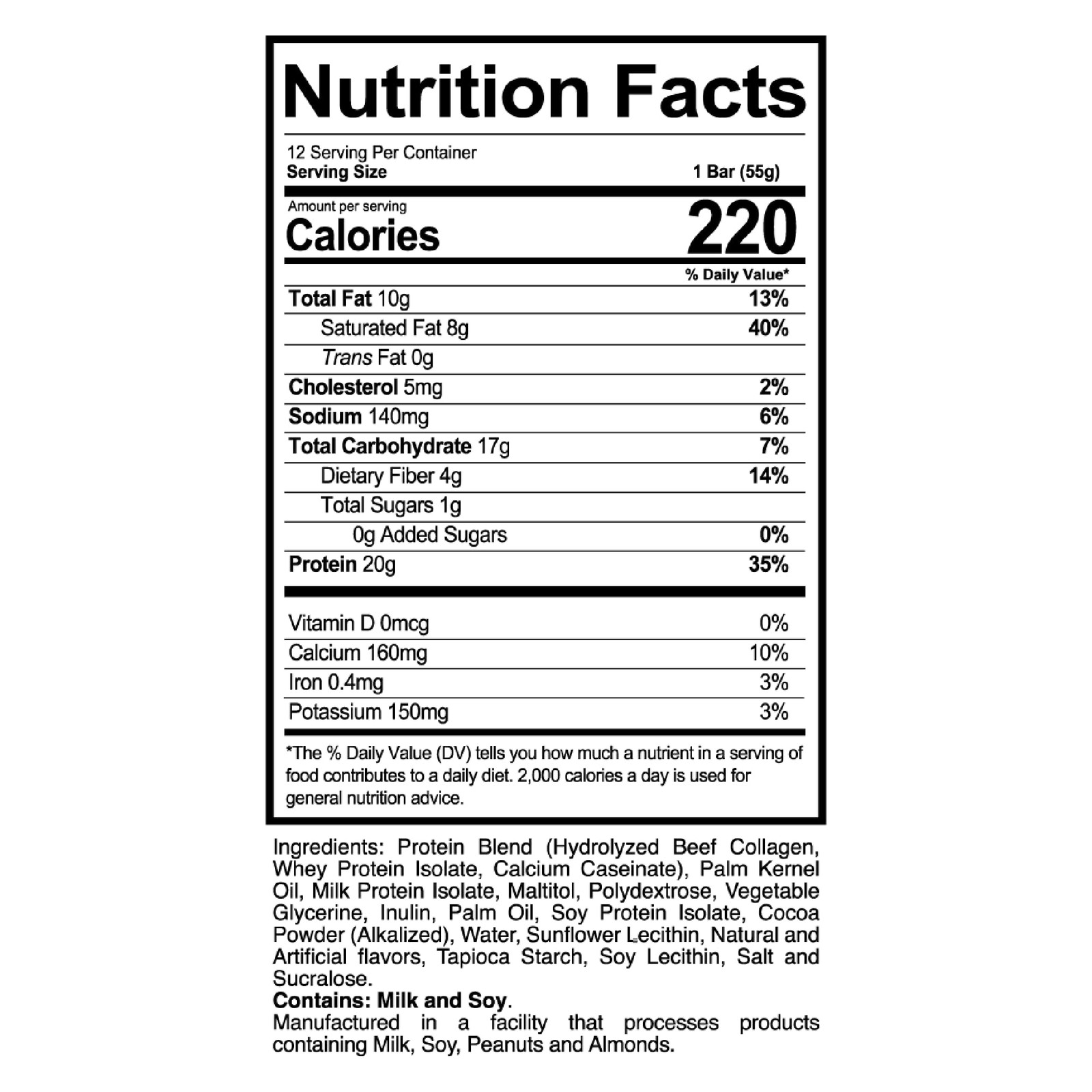MRE Cookies & Cream Protein Bars – 12 Count Snack Bars for Breakfast or Post-…