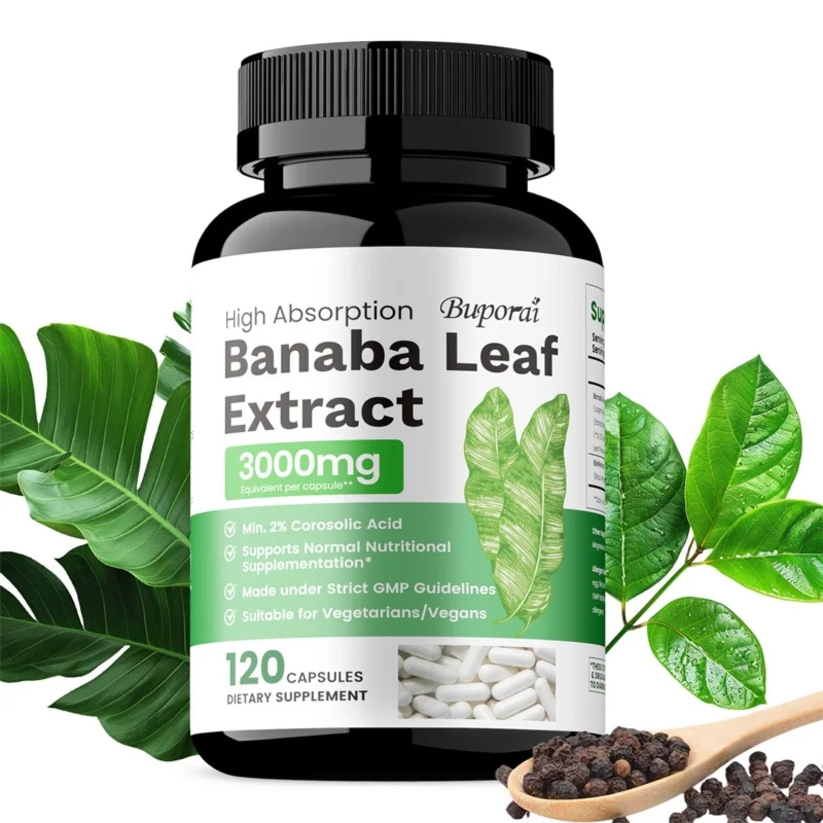 Banaba Leaf Extract 120pcs – Healthy Blood Levels and Daily Health Maintenance