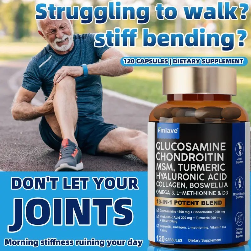 Glucosamine Chondroitin MSM Turmeric – Joint Health Supplement Joint Pain Relief