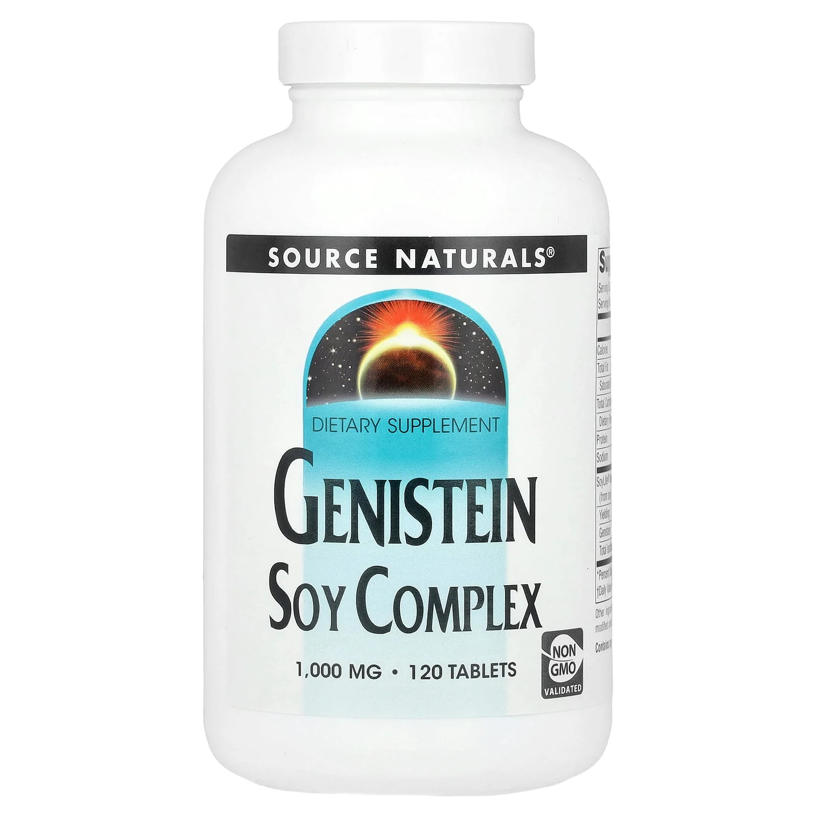 2 X Source Naturals, Genistein Soy Complex, 120 Tablets