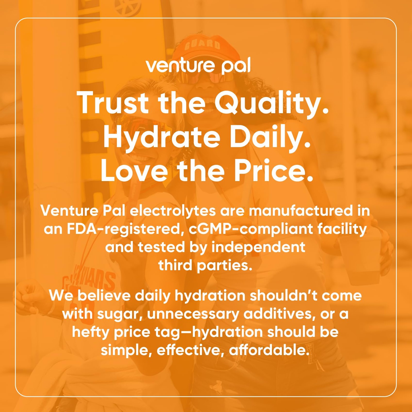 Venture Pal Sugar Free Electrolytes Powder 5.6 Ounce (Pack of 1), V3-orange