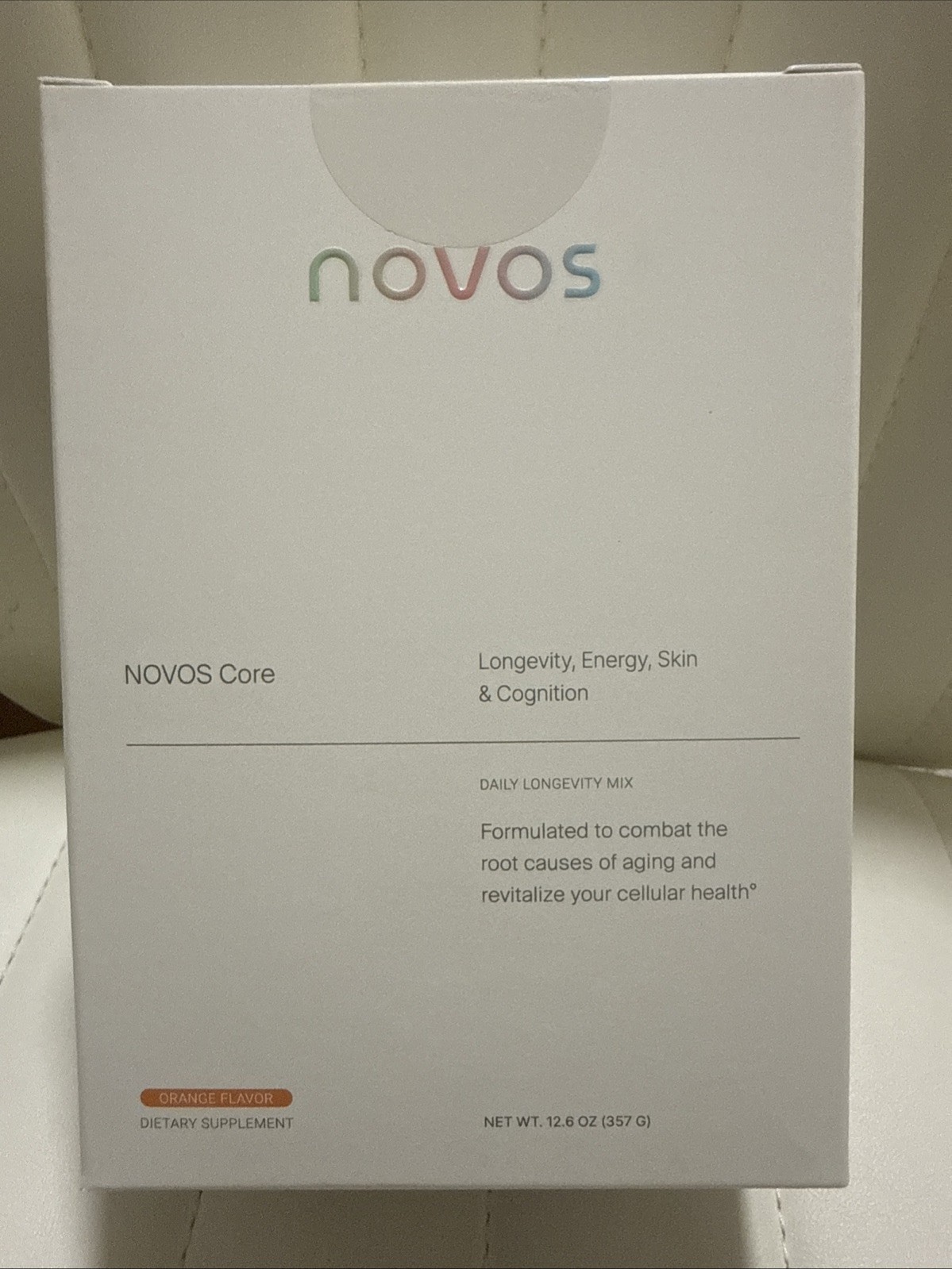 Novos – Novos Core Vitamin Drink Mix -Orange -30packets -Exp 12/27 -New! Sealed!