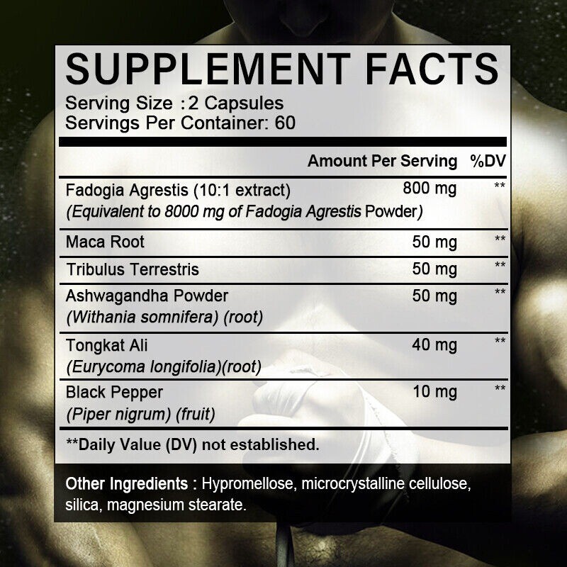 Fadogia Agrestis Herbal Extract – High Quality & Plant-Based – Vegan