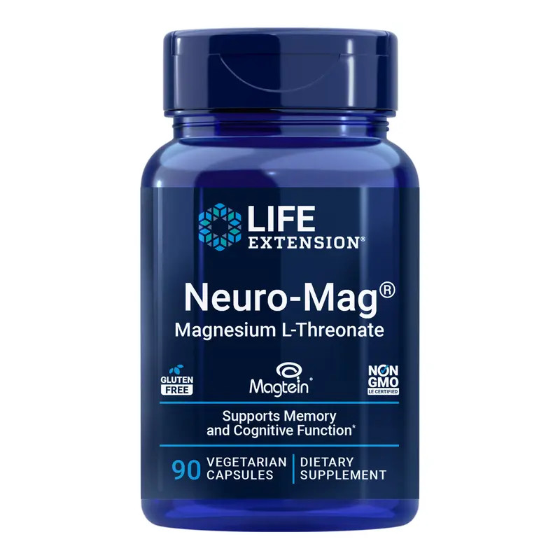 Life Extension Neuro-Mag Magnesium L-Threonate – 90 Vegetarian Capsules