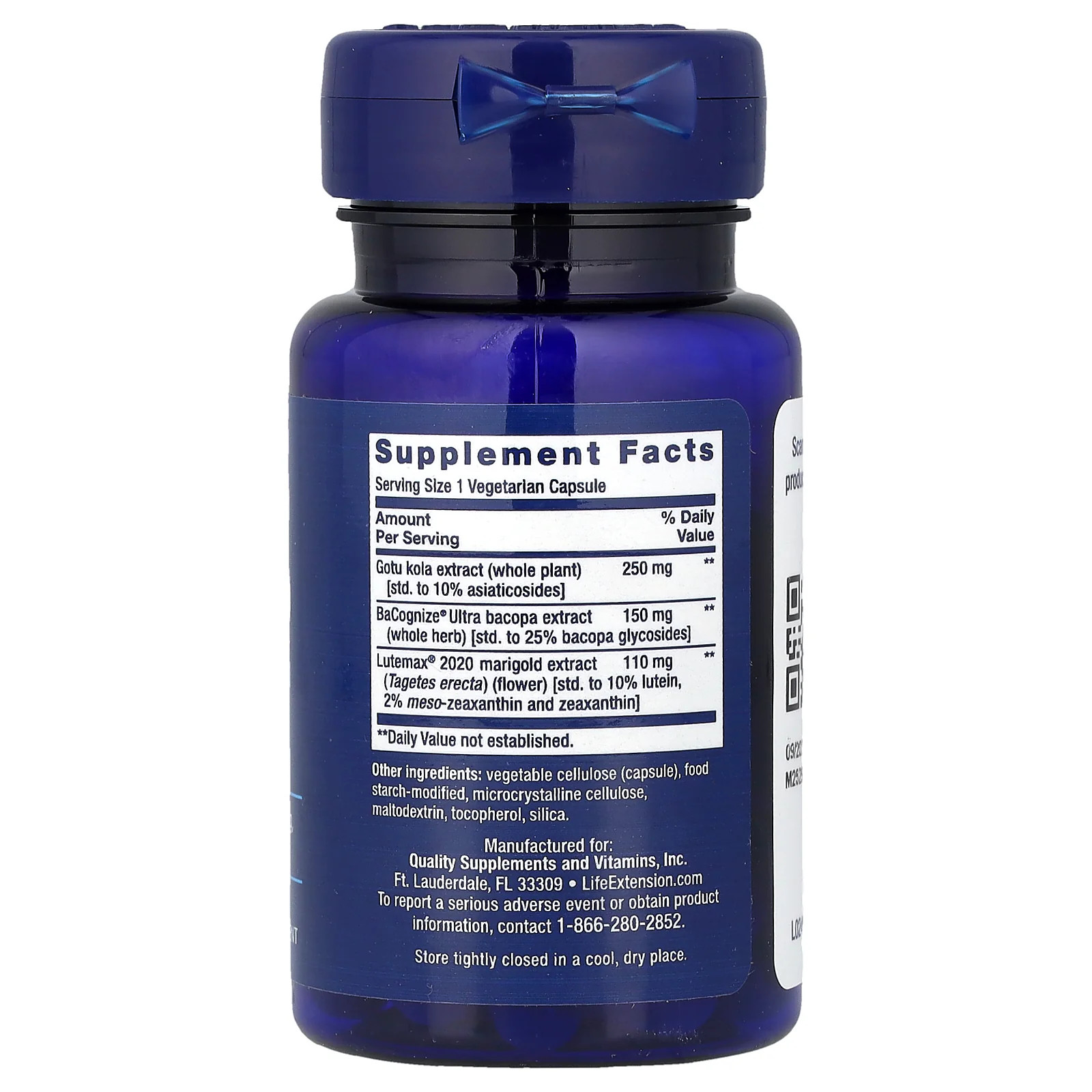 2 X Life Extension, Quick Brain Nootropic, 30 Vegetarian Capsules