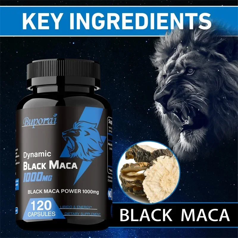 Black Maca 120pcs – Balance Hormones, Reduce Fatigue, Increase Muscle Mass