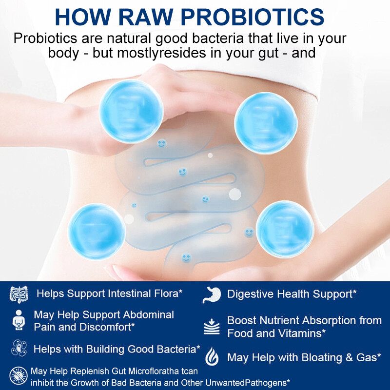 Probiotics Digestive Enzymes 100 Billion CFU Potency Immune Health 360 Capsules