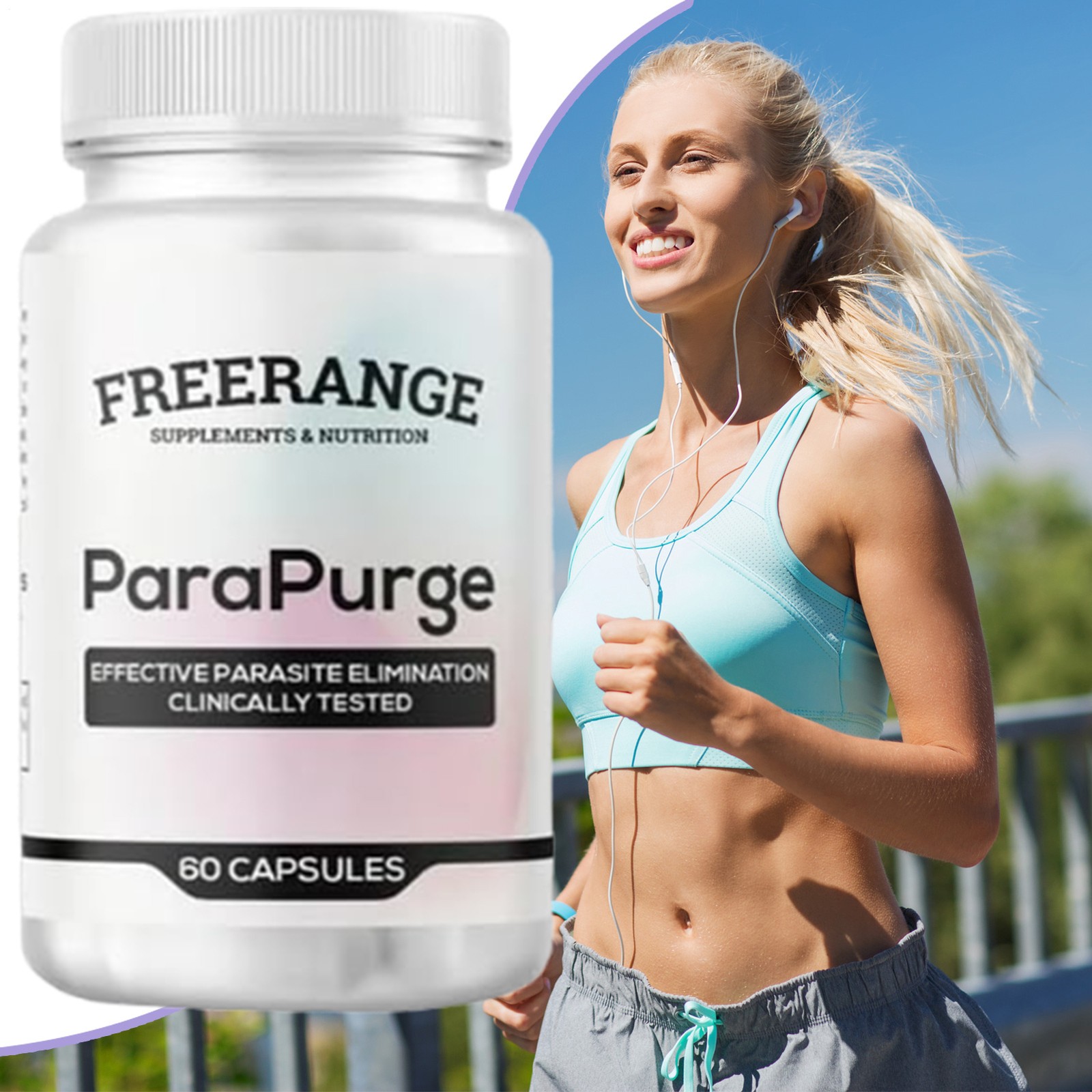 FreeRange ParaPurge Advanced Parasite Cleanser 60 Capsules Para Purge Free Range