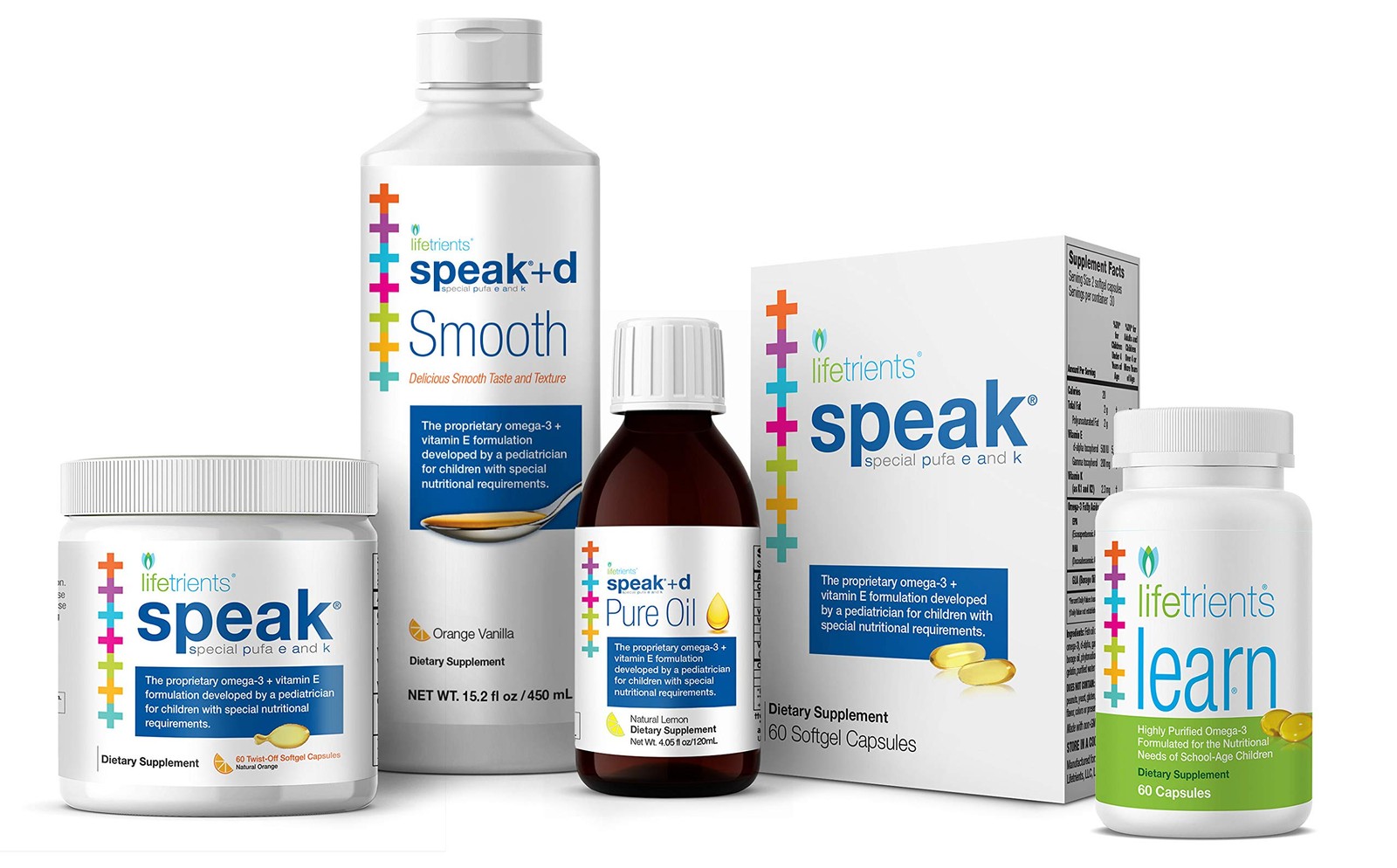 Lifetrients Speak – 60 Softgels – Pediatrician 60 Count (Pack of 1), Tan