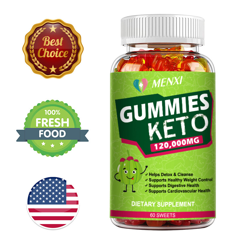 60pcs Keto Gummies Detox Cleanse Weight Loss Control Digestive Health Burn Fat
