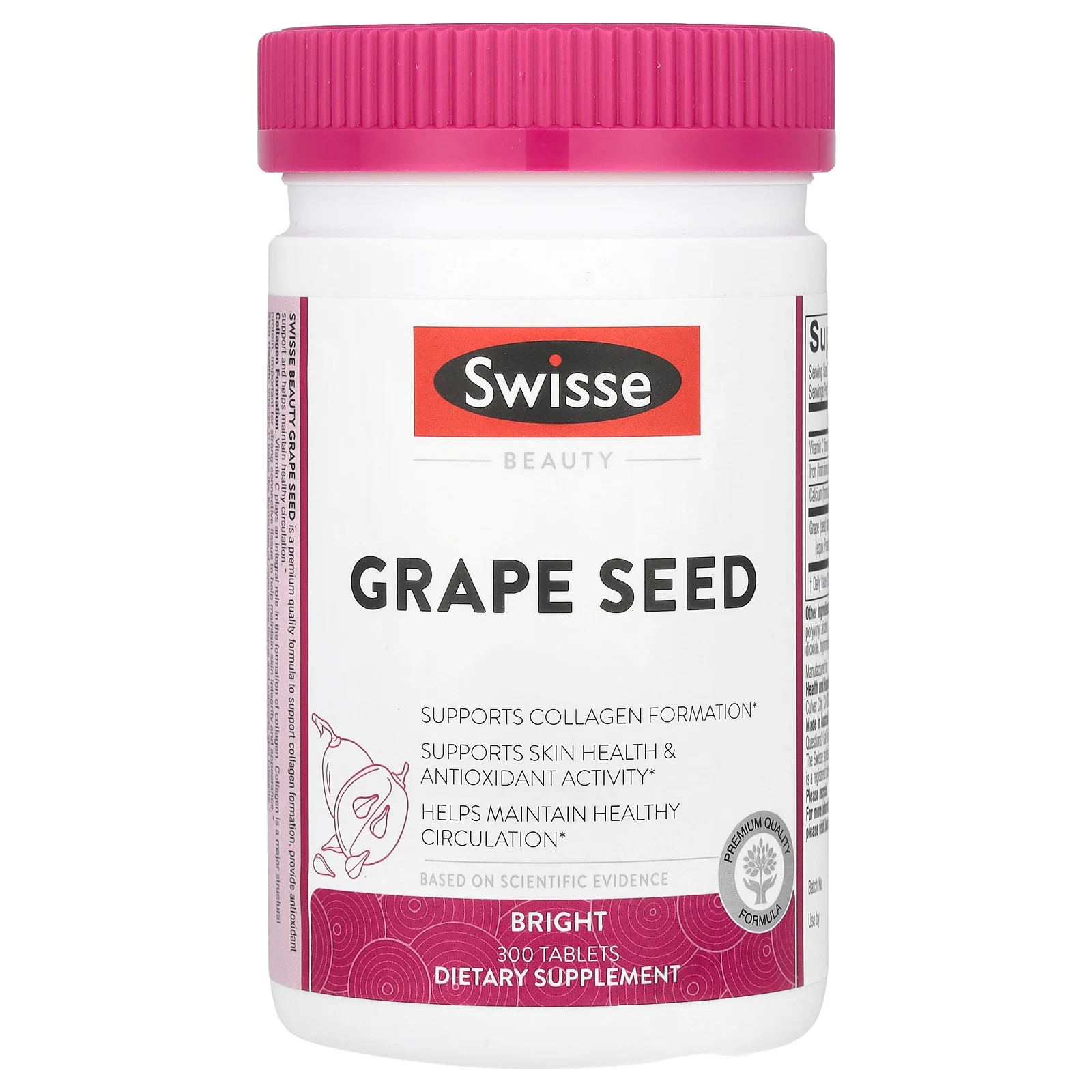 2 X Swisse, Grape Seed, 300 Tablets