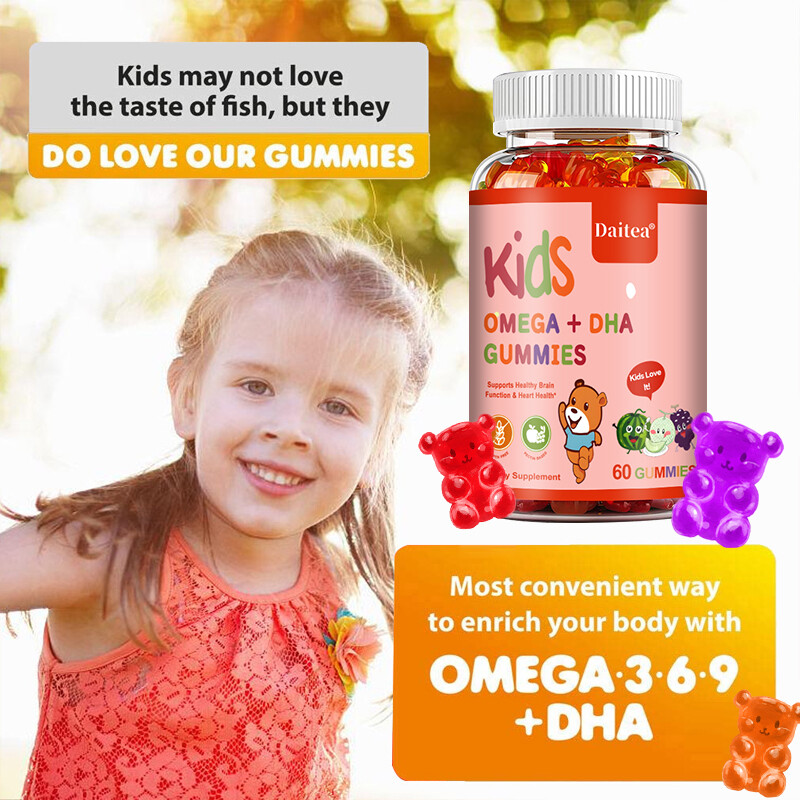 Children’s Omega + DHA Gummies – Enhance Concentration -Improve Memory