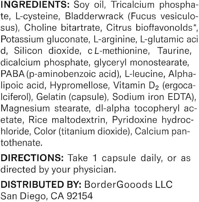 2 Pack Gelasimi Forte – 30 Softgel Capsules – Hair, Skin & Nails Support –Mexico