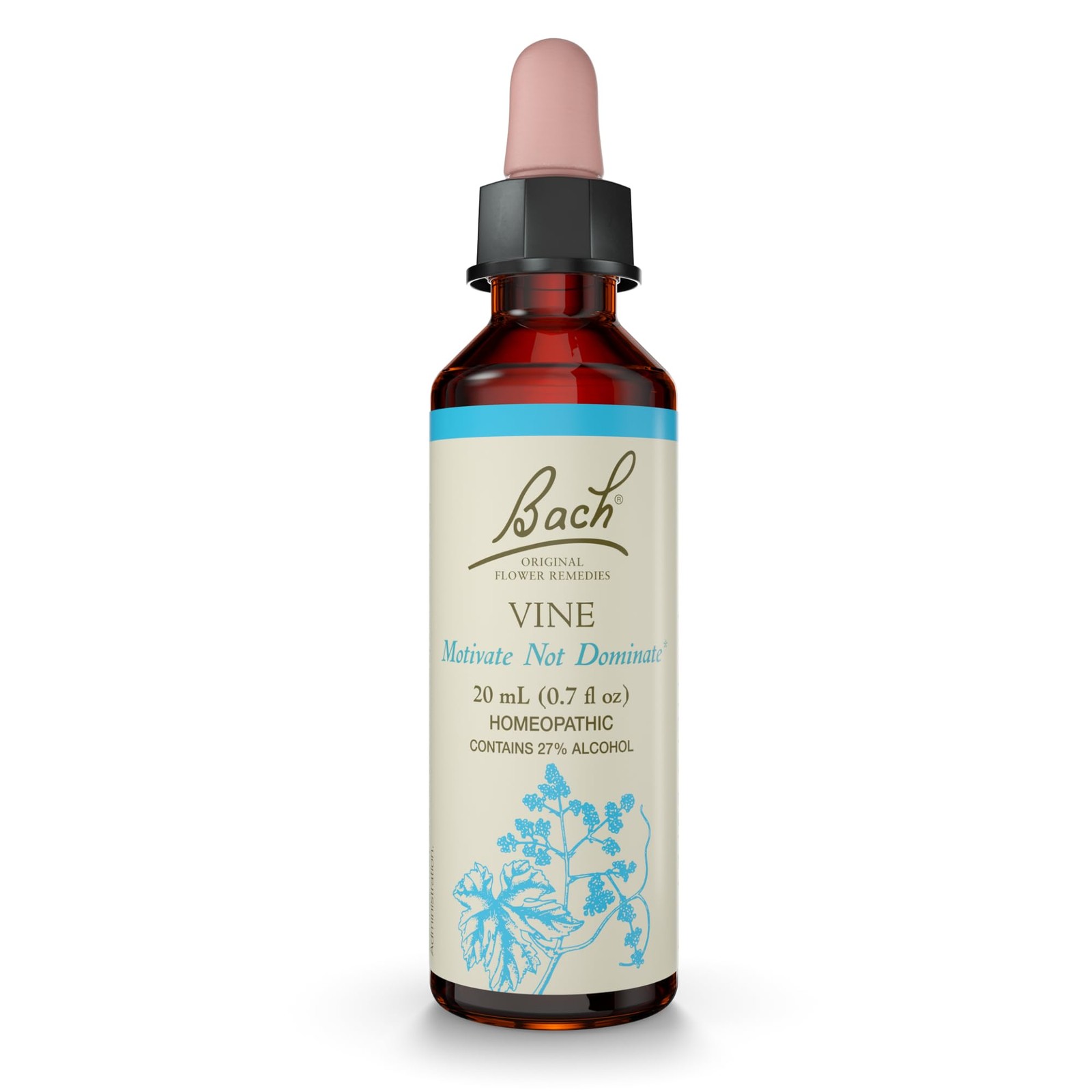 Bach Flower Remedy Vine 0.7 Fl Oz Natural Emotional Wellness Support