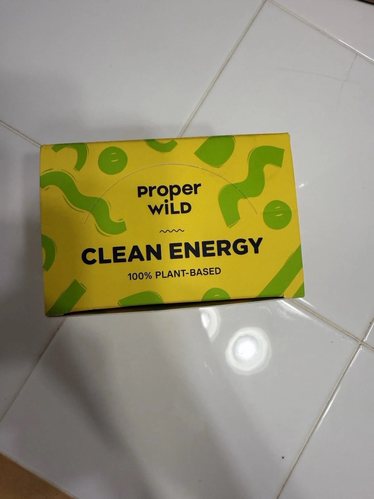 Proper Wild Vegan Energy Drink Shots Lemon Lime Box of 6 2.5oz Bottles Exp05/27