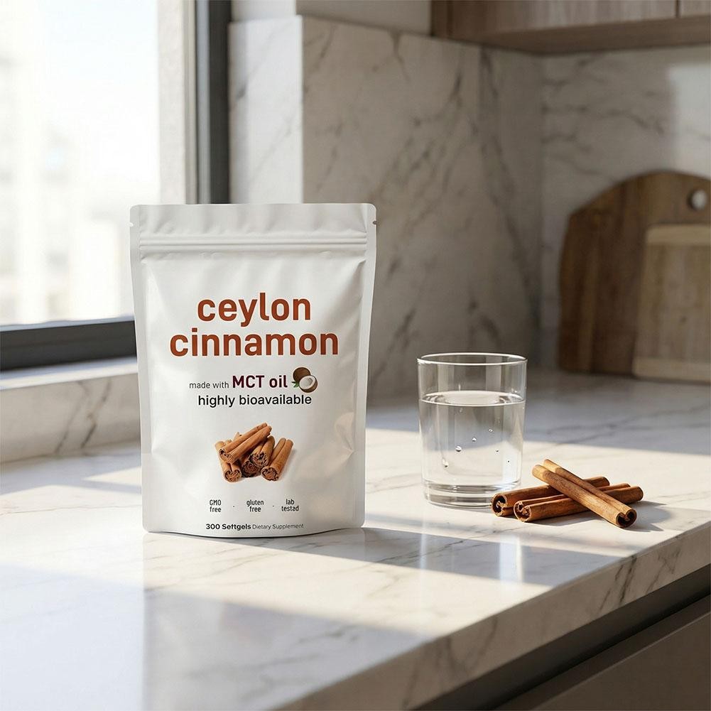 3X Ceylon Equivalent Cinnamon 7,200Mg |300Softgels with MCT Oil|HighlyBioavail`
