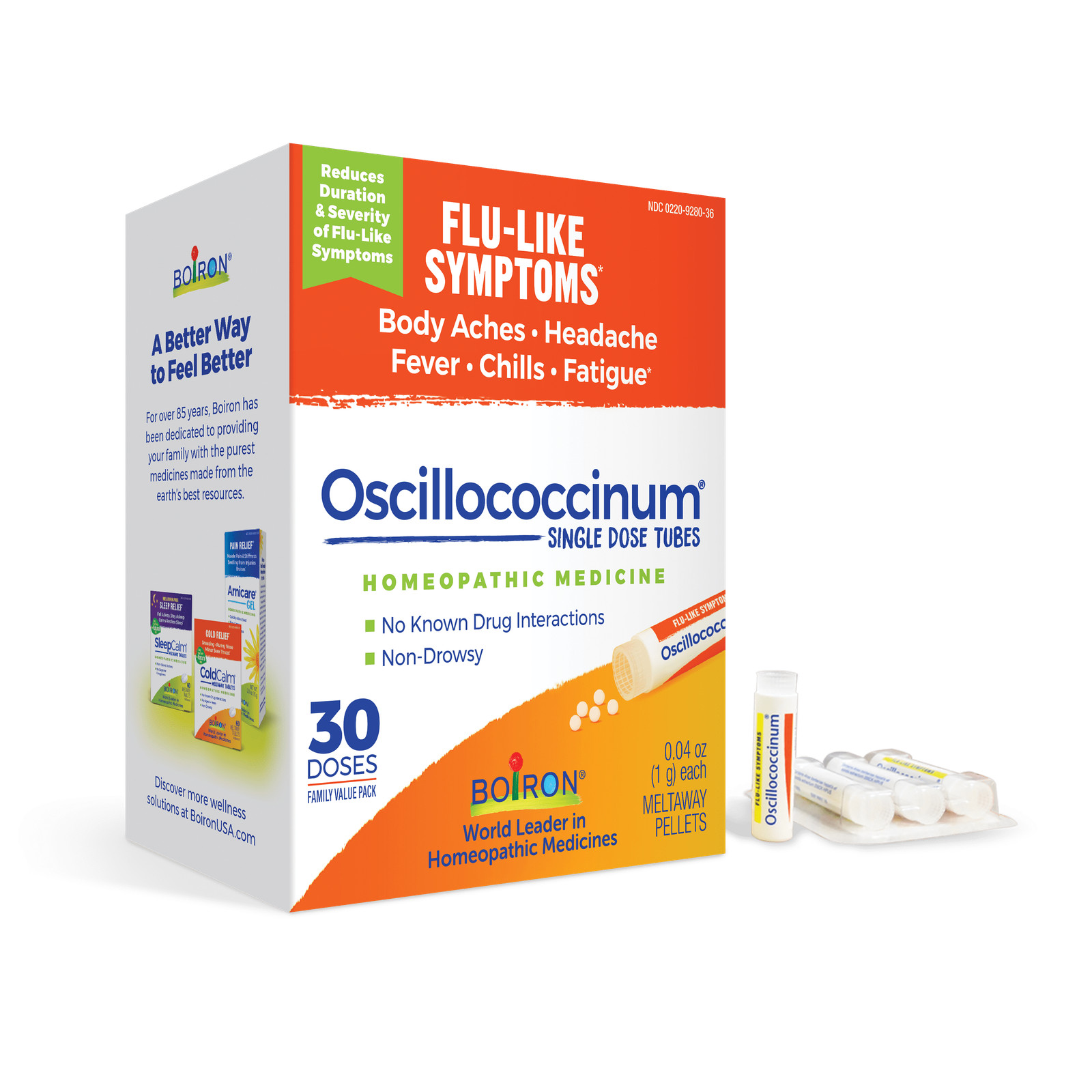 Boiron Oscillococcinum Homeopathic Medicine for Flu-like Symptoms, 30 Count