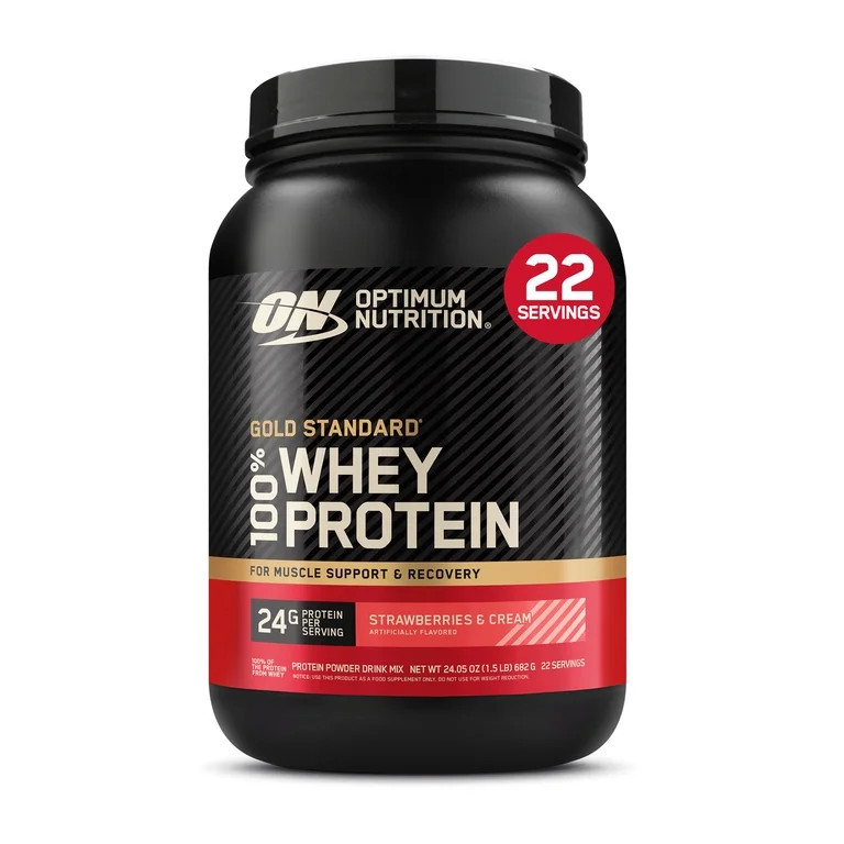 Optimum Nutrition, Gold Standard 100% Whey Protein Powder