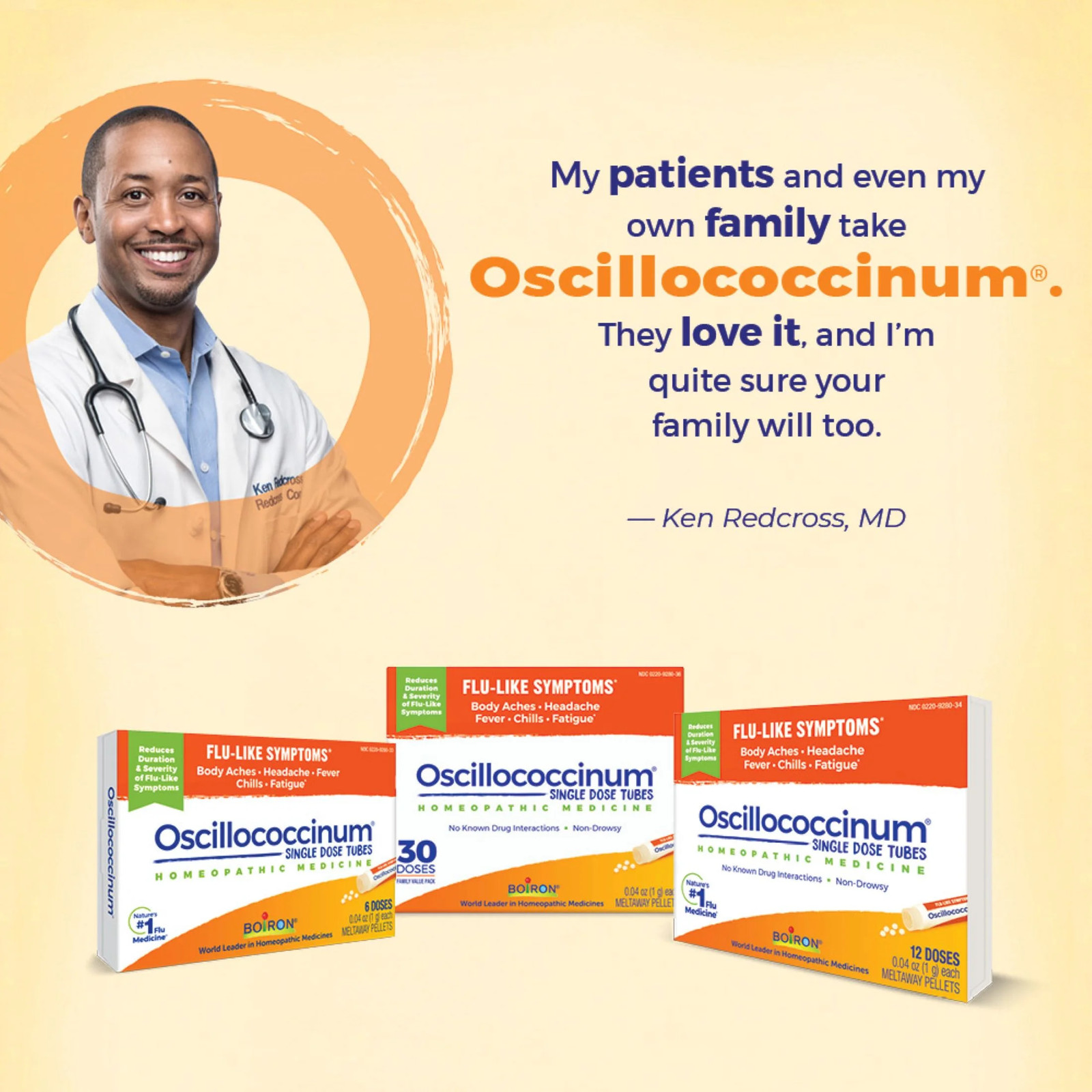 Boiron Oscillococcinum Homeo. Flu Medicine, 30 Doses Meltaway Pellets, Exp. 6/29
