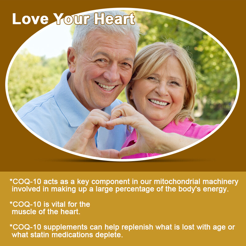 2Px Coenzyme Q10 200mg Cardiovascular Increase Energy & Stamina Heart Health