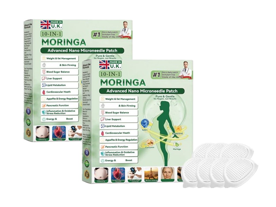 10-in-1 Moringa Advanced Nano Microneedle Patch Skin 7pcs/box Firming