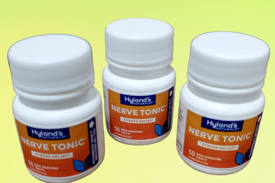 3 Pack, (50 Tablets EACH), Hylands Nerve Tonic Stress Relief Exp. 01/ 2027