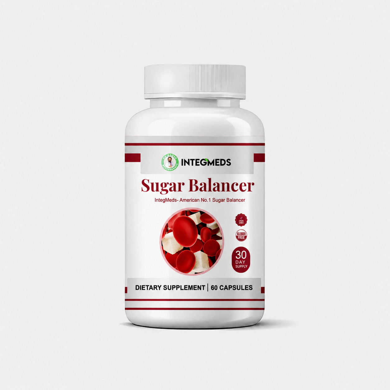 Natural Glucose Support Sugar Balancer Dietary Supplement – 60 Capsules