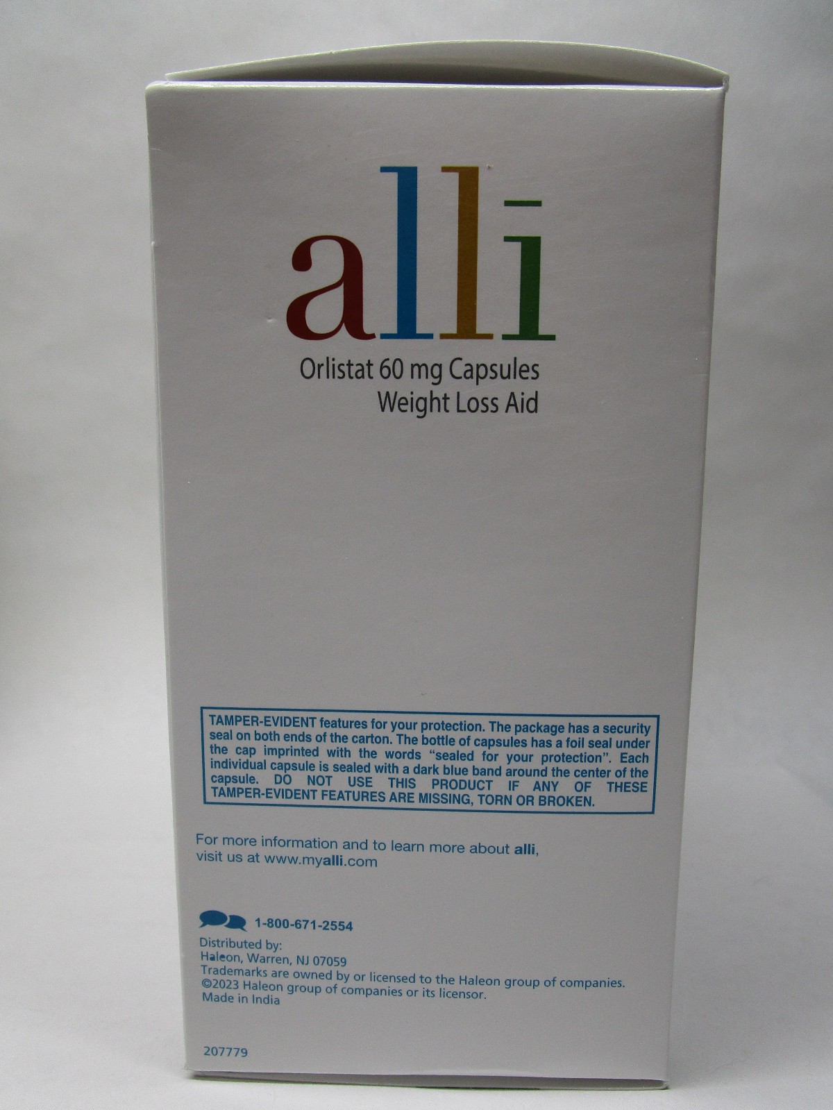 Alli-Orlistat 60mg Weight Loss Aid 60 Capsules Starter Pack Exp 4/27 New/Sealed