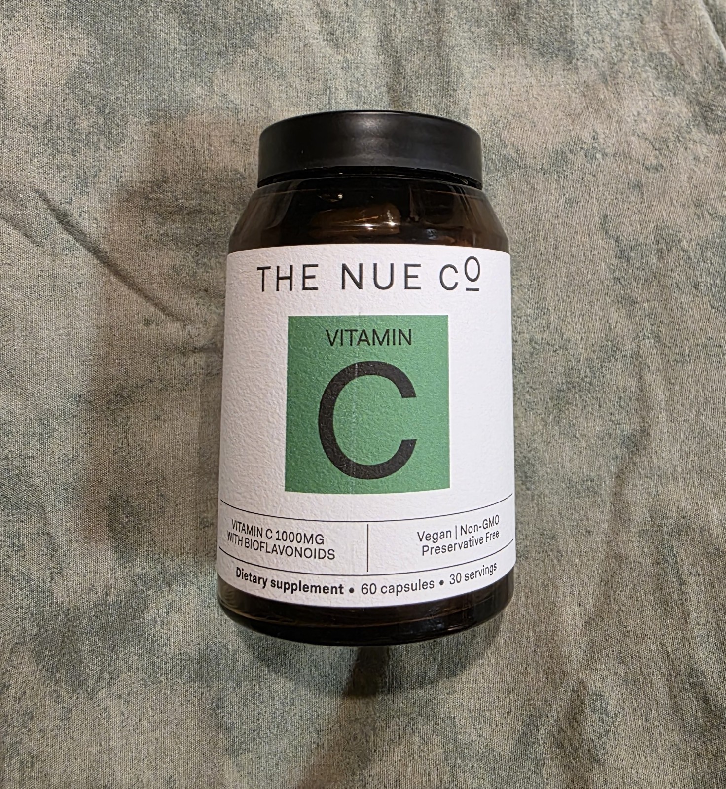 The NUE Co Vitamin C 1000mg with Bio-flavonoids 60 Capsules Non-GMO