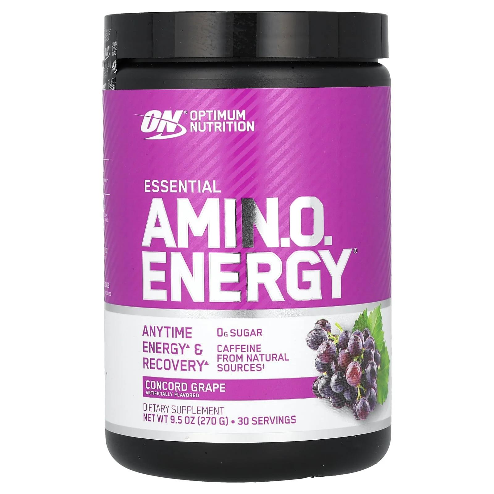 2 X Optimum Nutrition, Essential Amin.O. Energy�, Concord Grape, 9.5 oz (270 g)