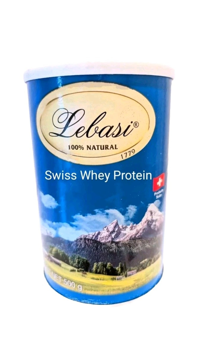 LACTOSERUM LEBASI SWISS WHEY PROTEIN POWDER IMMUNE SUPPORT SUERO DE LECHE 500 GR