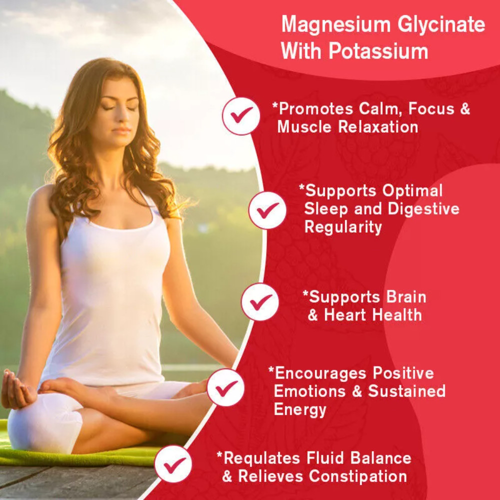 Magnesium Glycinate Gummies 600mg w/ Vitamin CoQ10+Vitamin D3+Vitamin B6